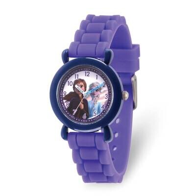 Disney Frozen II Time Teacher Purple Silicone Band Kids Watch XWA6282, MPN: XWA6282, 842885114195