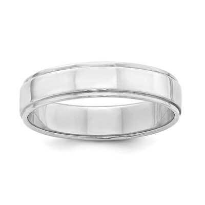 5mm Flat with Step Edge Sterling Silver QWFE050 Engravable, MPN: QWFE050, 886774266718