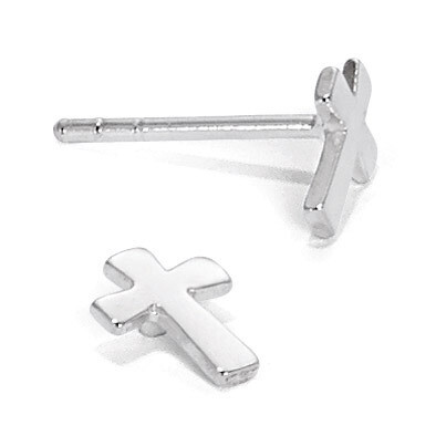 Cross Earrings with Pink Gift Pouch Sterling Silver GM18009, MPN: GM18009,