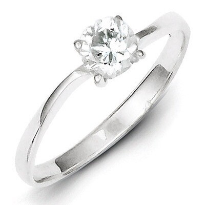 Ring Sterling Silver Diamond QR1003, MPN: QR1003, 883957983769