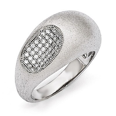 Ring Sterling Silver &amp; Cubic Zirconia QMP1247, MPN: QMP1247,