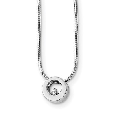 Necklace Diamond Sterling Silver QW309-18, MPN: QW309-18, 886774234298
