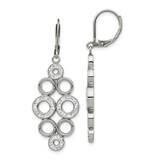 Preciosa Crystal Leverback Dangle Earrings Stainless Steel Polished SRE1336, MPN: SRE1336, 19110186…