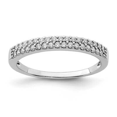 Ring Sterling Silver Rhodium-plated CZ Diamond QR6926, MPN: QR6926, 883957872230