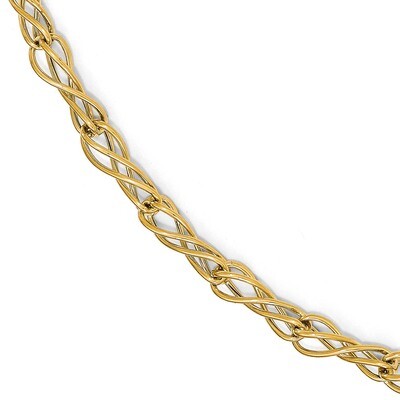 Leslie&#39;s Fancy Bracelet 7.5 Inch 14k Gold Polished HB-LF539-7.5, MPN: LF539-7.5, 191101553172