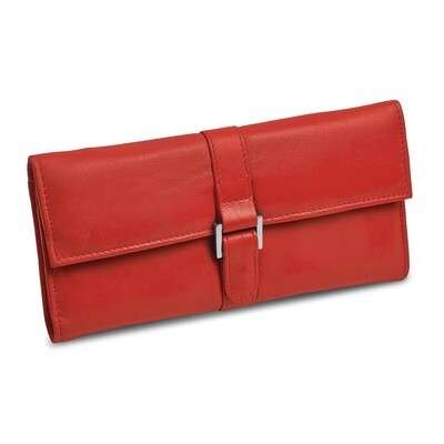 Red Leather Snap Buckle Jewelry Wallet GM17719, MPN: GM17719, 191101877940