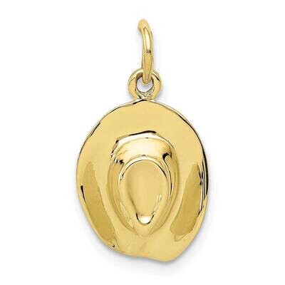 Hat Charm 10k Gold 10A0562/L, MPN: 10A0562/L,