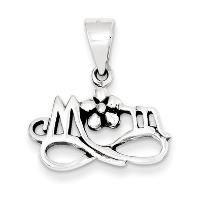 Mom Charm Antiqued Sterling Silver QC3738, MPN: QC3738, 883957975153