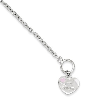 Childs Heart Bracelet Sterling Silver QG1339-6, MPN: QG1339-6, 883957000152
