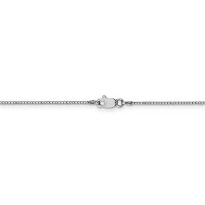 22 Inch .90mm Box Chain 14k White Gold WLB-22, MPN: WLB-22, 886774585239