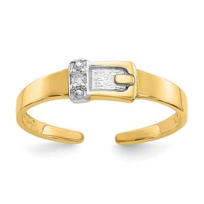 .01Ct Diamond Buckle Toe Ring 14k Gold RM5650-001-YA, MPN: RM5650-001-YA, 752908237667