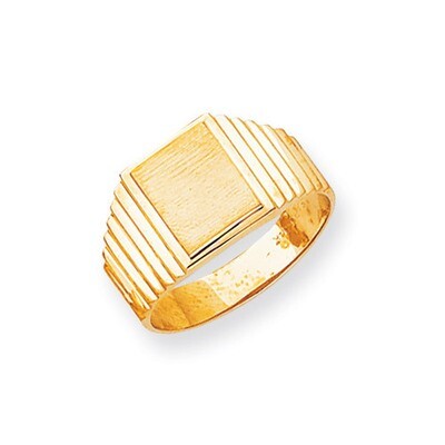 Men&#39;s Signet Ring 14k Gold CH166, MPN: CH166, 883957345840