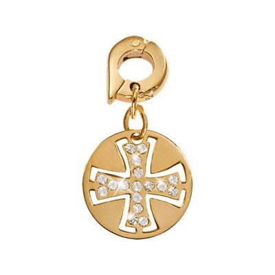 Nikki Lissoni Celtic Cross Charm Gold-Plated 15mm D1101GS, MPN: D1101GS, 8718819232728