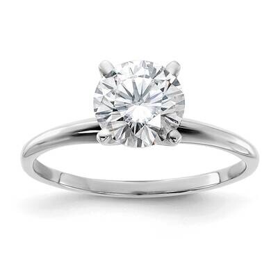 1 3/4ct. G H I True Light Round Moissanite Solitaire Ring 14k White Gold WGSH15-14MT, MPN: WGSH15-1…