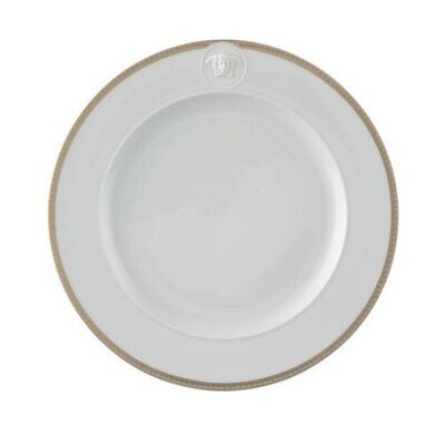 Versace Medusa Dor Dinner Plate 10 1/2 inch, MPN: 19300-409950-10227, 790955108981