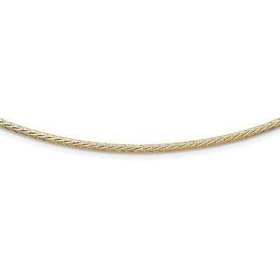 Leslie&#39;s Two-tone Reversible Adjustable Omega 14k Gold HB-LF1498-18, MPN: LF1498-18, 191101738814