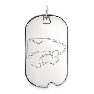 Kansas State University Large Dog Tag Sterling Silver SS028KSU, MPN: SS028KSU, 886774687513