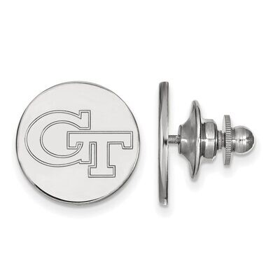 Georgia Institute of Technology Lapel Pin 14k White Gold 4W062GT, MPN: 4W062GT, 886774852607