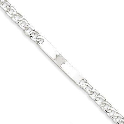 Baby ID Curb Link Bracelet Sterling Silver QG1145-6, MPN: QG1145-6, 886774557991