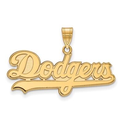 Los Angeles Dodgers Large Pendant Gold-plated Silver GP022DOD, MPN: GP022DOD, 886774926674