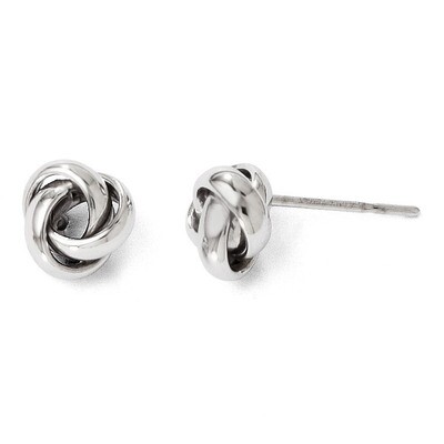Leslie&#39;s Polished Post Earrings - 14k White Gold HB-LE627, MPN: LE627, 886774569529