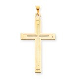 Cross Pendant 14k Gold Solid XR117, MPN: XR117, 886774151595