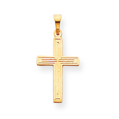 Cross Pendant 14k Gold Solid XR114, MPN: XR114, 886774151571