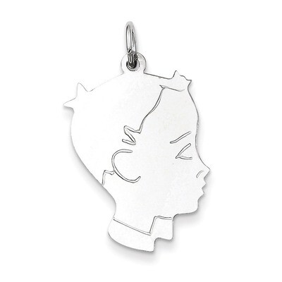Boy Disc Charm Engravable Sterling Silver QM366/27, MPN: QM366/27, 883957496948