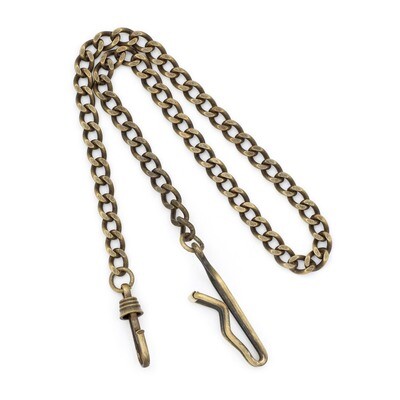 Charles Hubert Antique Gold Finish Brass 14.5In Pocket Watch Chain XWA3326, MPN: XWA3326, 811233019…