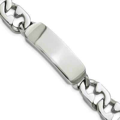 ID Bracelet Stainless Steel Polished SRB1483-8.75 by Chisel, MPN: SRB1483-8.75, 886774968322