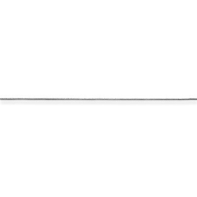 18 Inch .6mm 4 Sided Diamond-cut &amp; 2 Inch Extension Mirror Box Chain Sterling Silver Rhodium-plated…