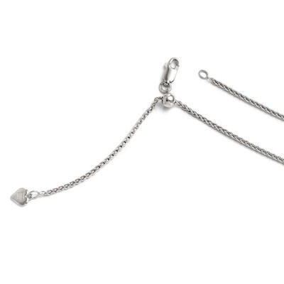 Leslie&#39;s Adjustable Spiga Chain 30 Inch - Sterling Silver HB-FC20-30, MPN: FC20-30, 886774541976