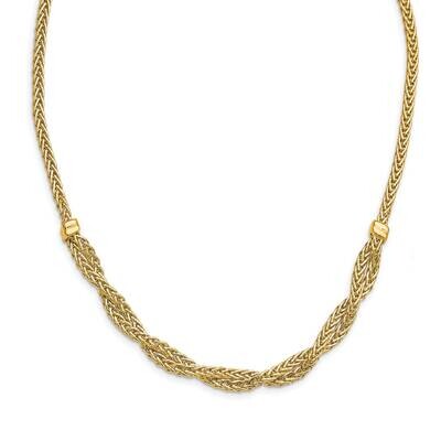 Leslie&#39;s Fancy Necklace 14k Gold Polished HB-LF1451-18, MPN: LF1451-18, 191101480959
