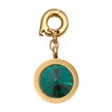 Nikki Lissoni May Charm with An Emerald Swarovski Stone Gold-Plated 15mm D1168GS, MPN: D1168GS, 871…