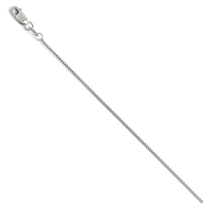 Leslie&#39;s Box Chain 24 Inch - 14k White Gold HB-1606-24, MPN: 1606-24, 886774543543