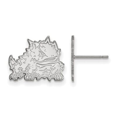 Texas Christian University Small Post Earring 10k White Gold 1W023TCU, MPN: 1W023TCU, 886774783482