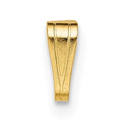 Snap On/Locket Bail 14k Yellow Gold YG1590, MPN: YG1590,