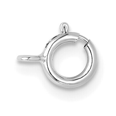 Standard Weight Spring Ring Clasp 14k White Gold WG1701, MPN: WG1701,