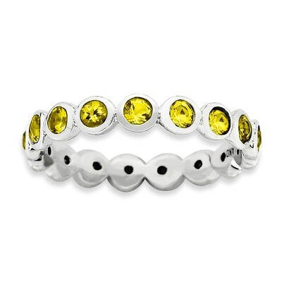 November Swarovski Ring - Sterling Silver QSK983, MPN: QSK983, 886774232799