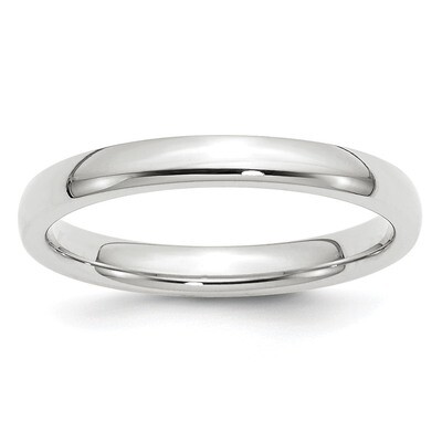 3mm Comfort-Fit Band 14k White Gold WCF030 Engravable, MPN: WCF030, 886774457925