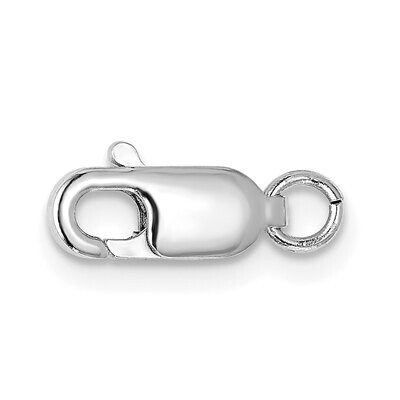 Lightweight Lobster with Jump Ring Clasp 14k White Gold WG1629, MPN: WG1629,