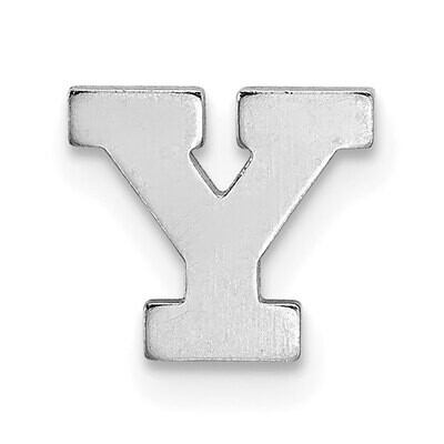 Die Struck Letter Y 14k White Gold WG2221Y, MPN: WG2221Y,