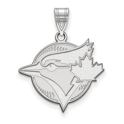 Toronto Blue Jays Large Pendant 10k White Gold 1W019BLU, MPN: 1W019BLU, 886774782126