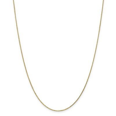 16 Inch 0.95mm Diamond -cut Cable Chain 10k Gold 10PE17-16, MPN: 10PE17-16, 191101598906