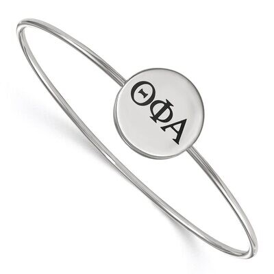 Theta Phi Alpha Enameled Slip-on Bangle Sterling Silver SS025TPA-7, MPN: SS025TPA-7, 886774604664