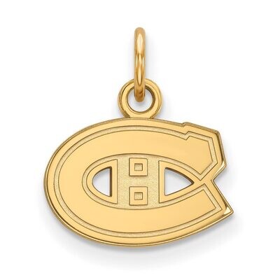 Montreal Canadiens x-Small Pendant 14k Yellow Gold 4Y001CAN, MPN: 4Y001CAN, 886774855547