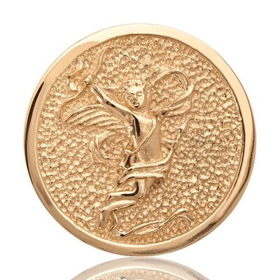 Nikki Lissoni Cupid Gold Plated 33mm Coin C1007GM, MPN: C1007GM, 8718627460214