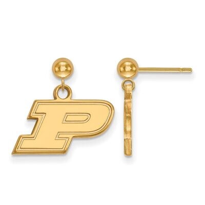 Purdue Earring Dangle Ball 14k Yellow Gold 4Y010PU, MPN: 4Y010PU, 886774870250