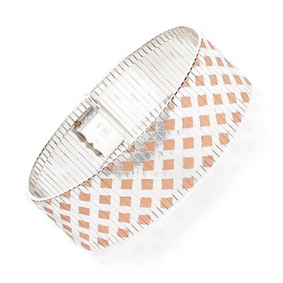 Sterling Silver Pw Soft Bangle FB16