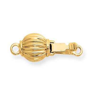 Bead Pearl Clasp 14k Yellow Gold YG2821, MPN: YG2821,